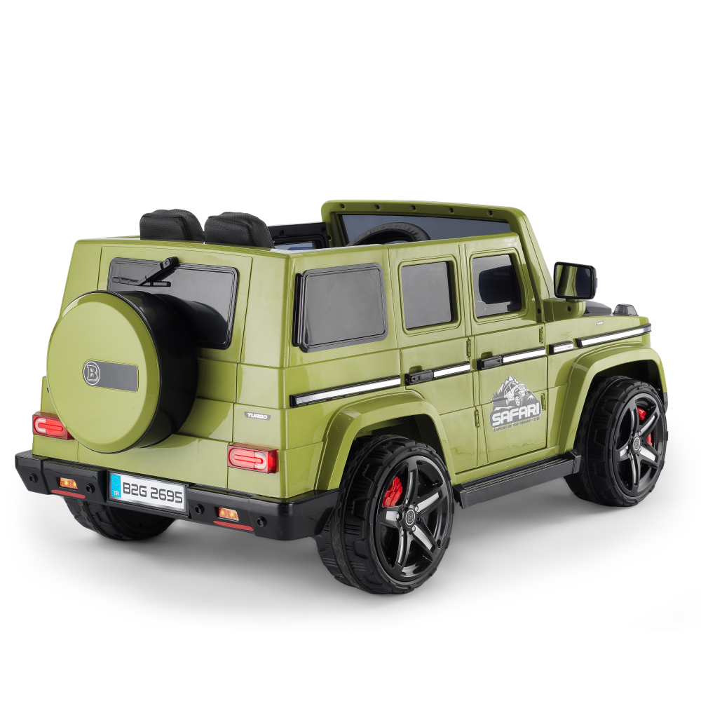 Baby2Go Safari 12V Uzaktan Kumandalı  Akülü Araba Yeşil