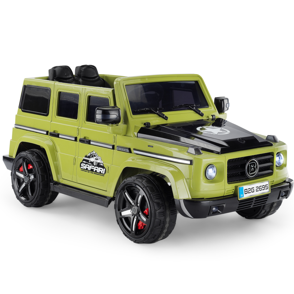Baby2Go Safari 12V Uzaktan Kumandalı  Akülü Araba Yeşil