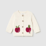 Mayoral Kışlık Kız Bebek Hırka Ceket Ekru