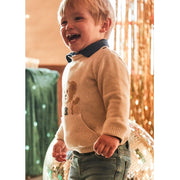 Mayoral Kışlık Erkek Bebek Örme Kazak Bej