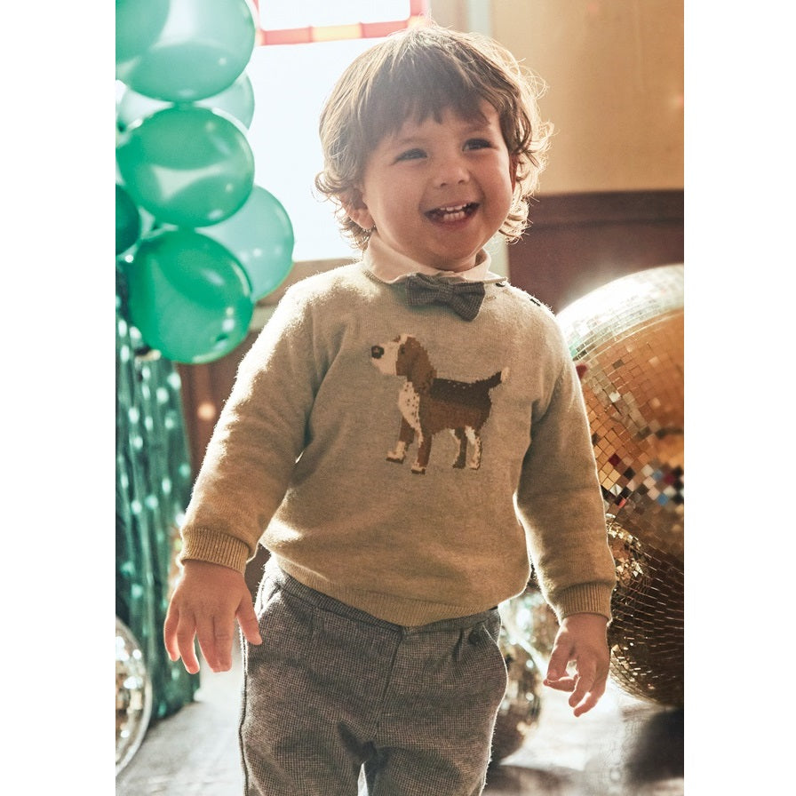 Mayoral Kışlık Erkek Bebek Örme Kazak Bej