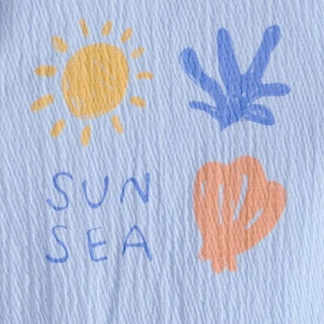 Carter's Layette Kız Bebek Kısa Tulum Mavi