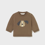 Mayoral Kışlık Erkek Bebek Sweatshirt Kahverengi