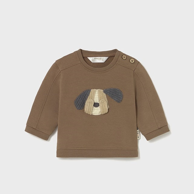 Mayoral Kışlık Erkek Bebek Sweatshirt Kahverengi