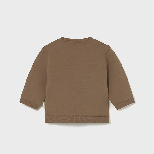 Mayoral Kışlık Erkek Bebek Sweatshirt Kahverengi