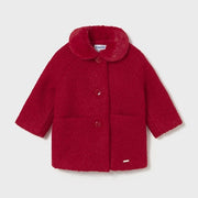 Mayoral Kışlık Kız Bebek Kürk Palto Kırmızı