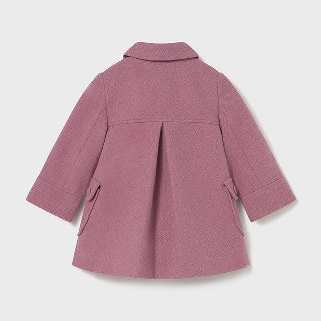 Mayoral Kışlık Kız Bebek Kumaş Palto Pembe