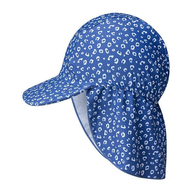 Swim Essentials Güneş Şapkası-Leopar Desenli Mavi