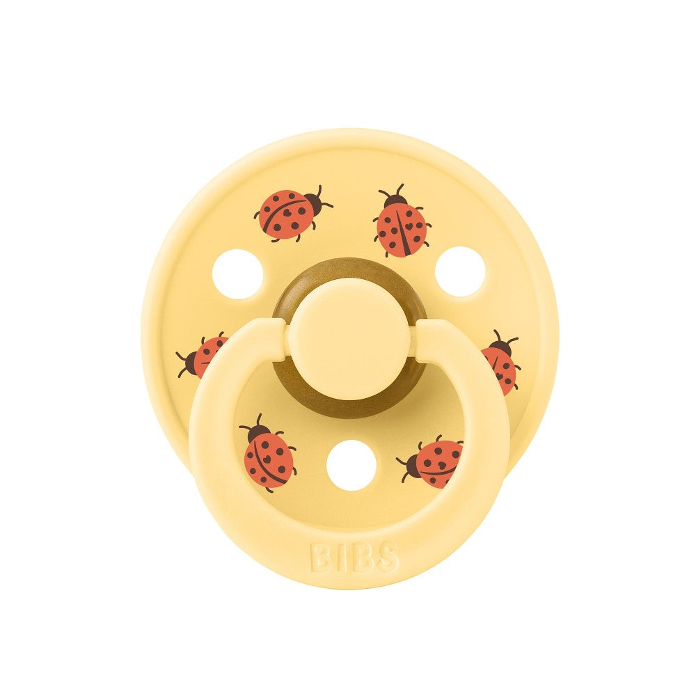 Bibs Studio Colour Ladybug Friends Emzik Pale Butter 0-6 Ay Sarı