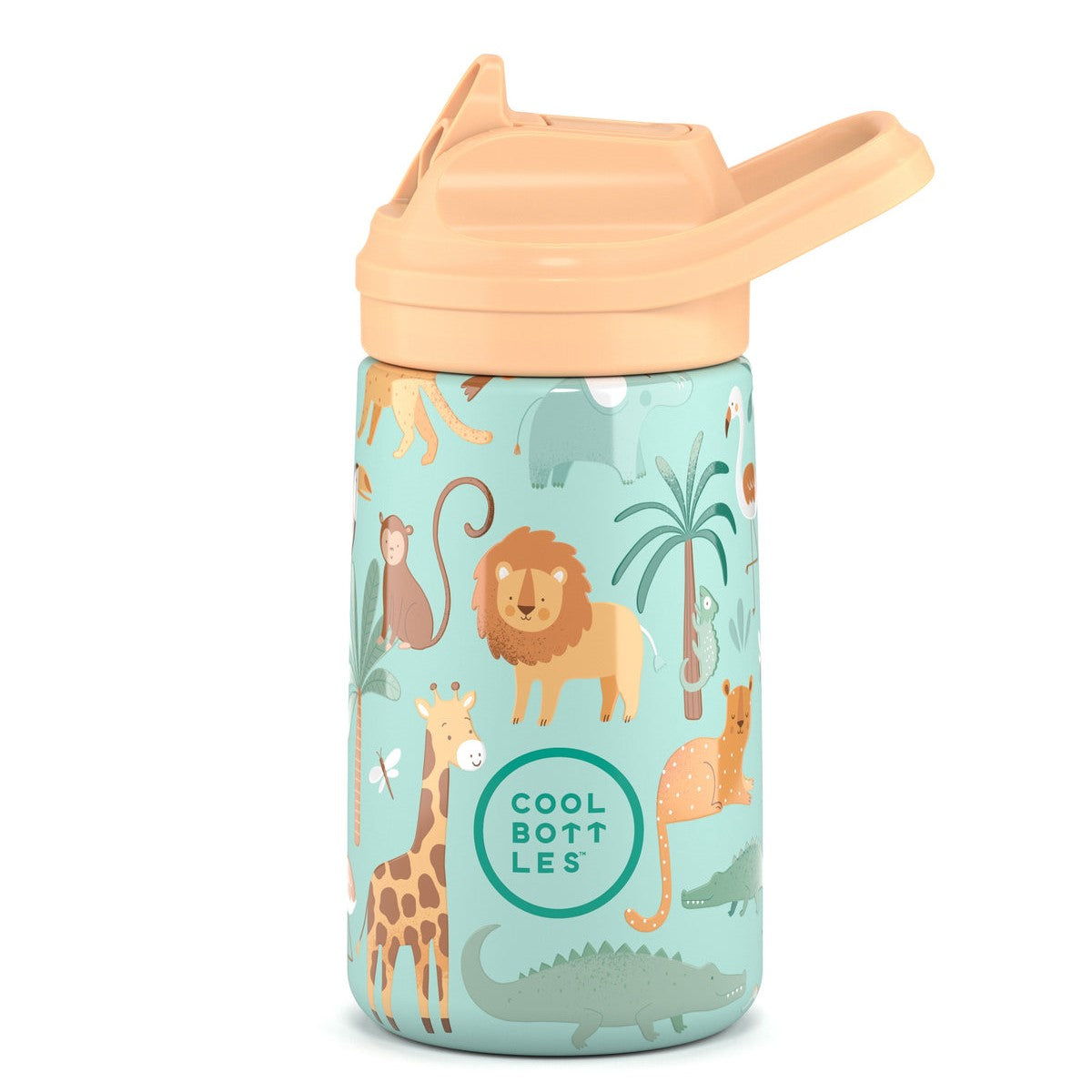 Cool Bottles Paslanmaz Çelik Suluk - The Kiddie Bottle Wild Crew 350ml