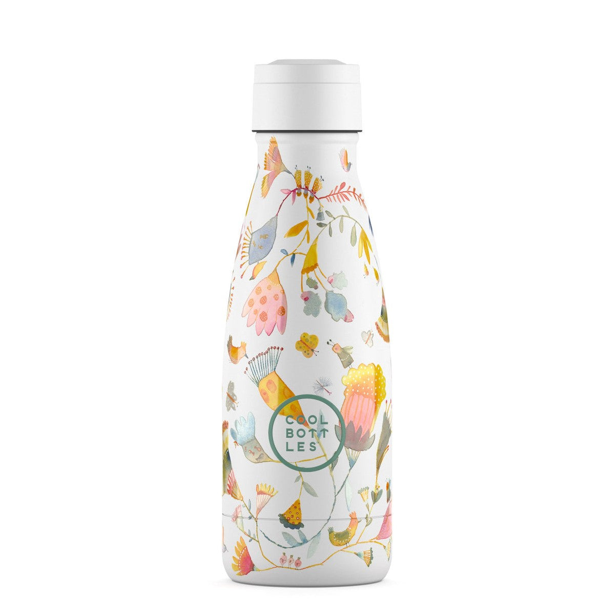 Cool Bottles Paslanmaz Çelik Suluk - The Kids Bottle Spring Flowers 260 ml