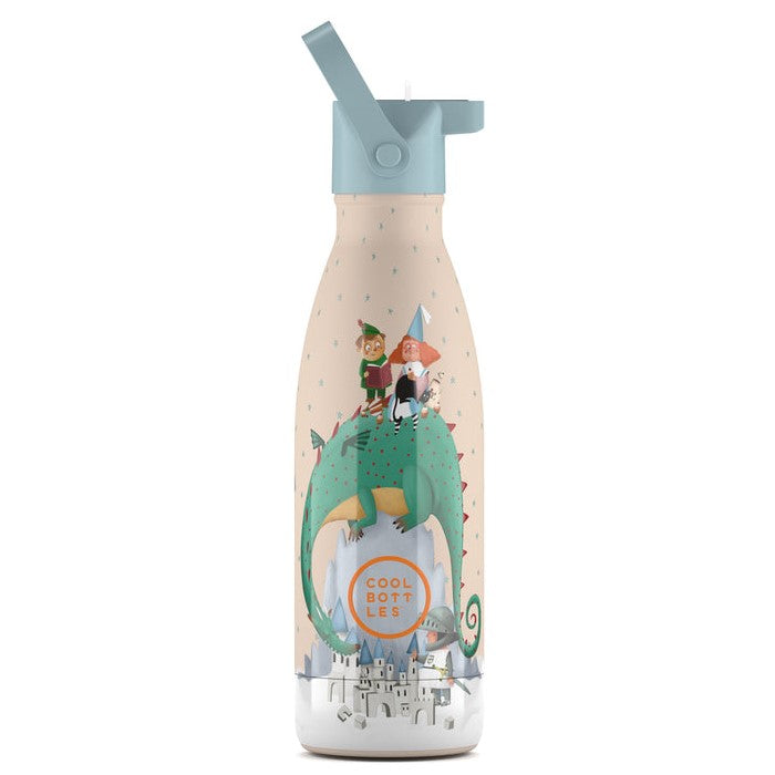 Cool Bottles Paslanmaz Çelik Suluk - The Kids Bottle Dragon Dreams 350 ml