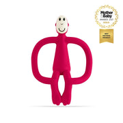 Matchstick Monkey Silikon Diş Kaşıyıcı Kırmızı