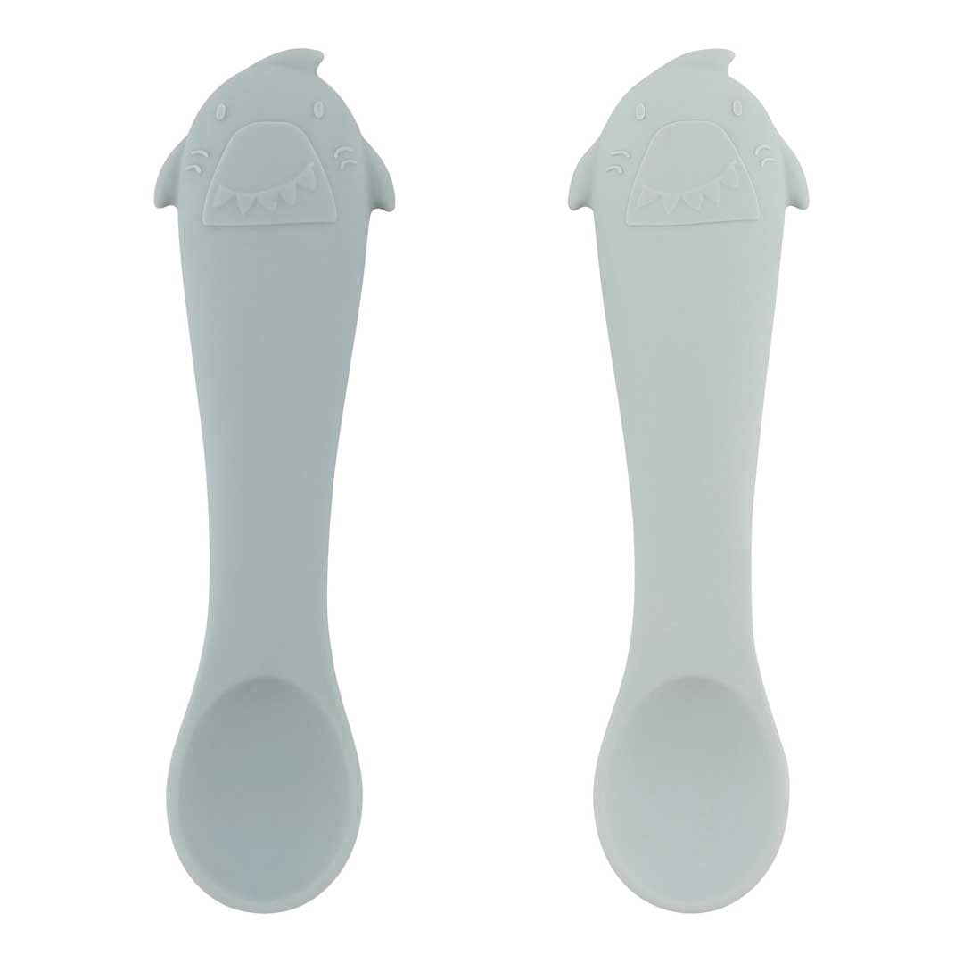 Trixie Mr. Shark - 2li Silikon Yemek Kaşığı Seti