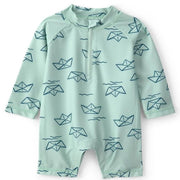 Carter's Erkek Bebek Güneş Koruyucu Mayo Tulum Turkuaz Turkuaz