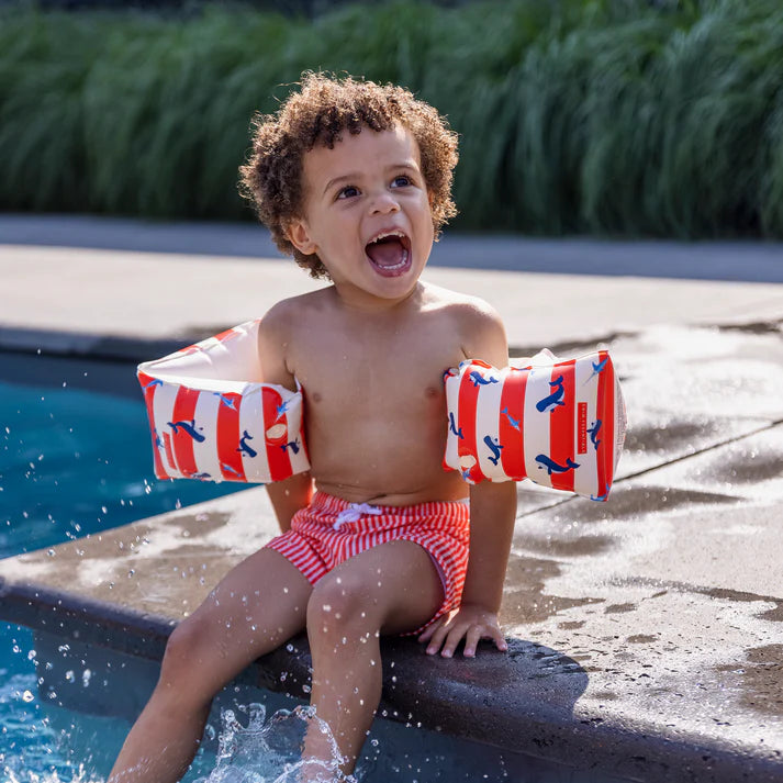 Swim Essentials Red White Whale Şişme Yüzme Kolluğu 0-2 Yaş