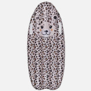 Swim Essentials Beige Leopard Surfboard Tutacaklı Şişme Deniz ve Havuz Yatağı 120 cm