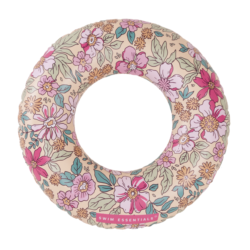 Swim Essentials Pink Blossom Yüzme Simidi 90 cm