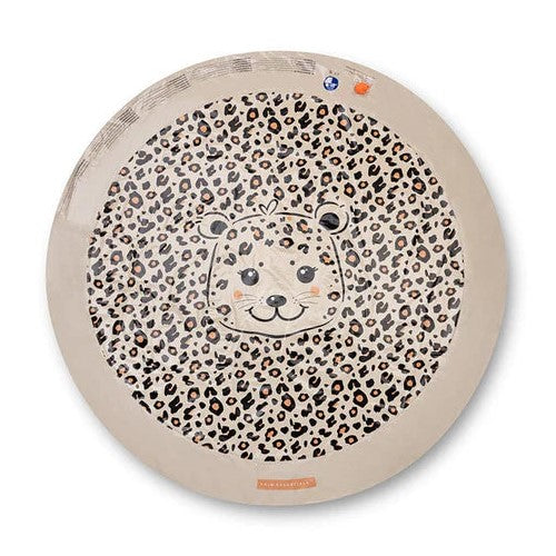 Swim Essentials Beige Leopard Fıskiyeli Mat 150 cm