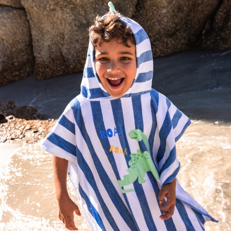 Swim Essential Plaj Pançosu Dinozor Desenli Mavi