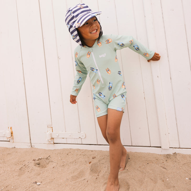 Swim Essentials UV Korumalı Uzun Kollu Mayo Bluey Yeşil