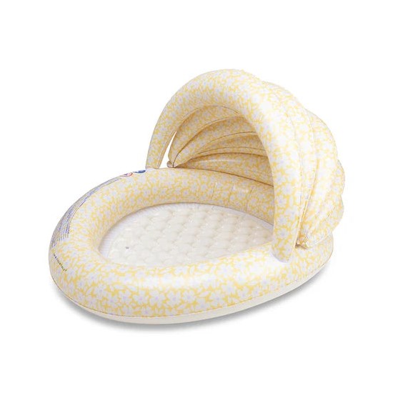 Swim Essentials Yellow Flowers Çocuk Gölgelikli Şişme Oyun ve Yüzme Havuzu 100 cm