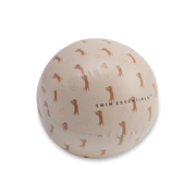 Swim Essentials Kahverengi Leopar Desenli Plaj Topu