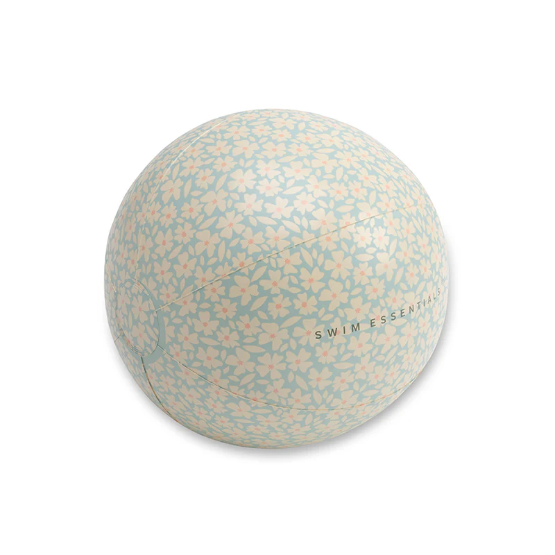 Swim Essentials Green Florish Desenli Plaj Topu