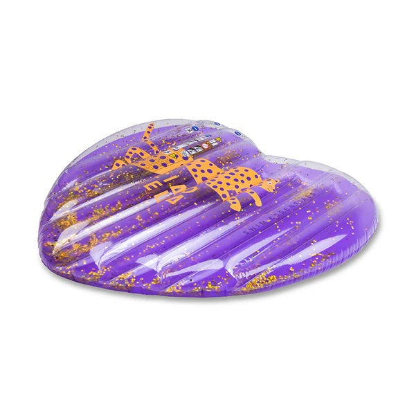Swim Essentials Purple Leopard Şişme Deniz ve Havuz Yatağı 150 cm