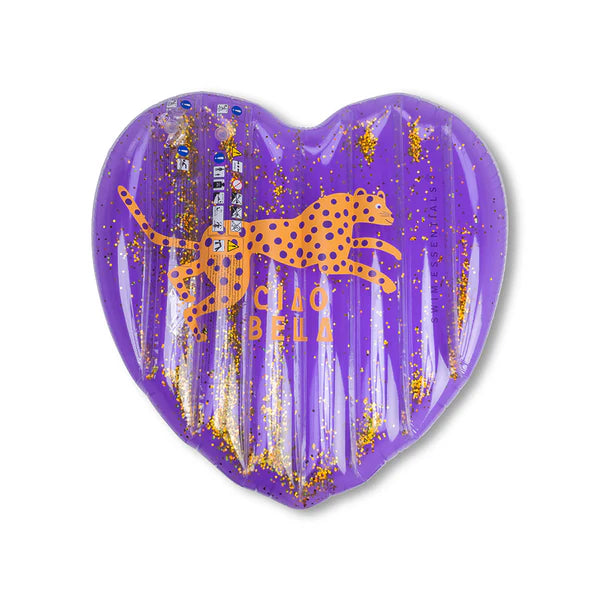 Swim Essentials Purple Leopard Şişme Deniz ve Havuz Yatağı 150 cm