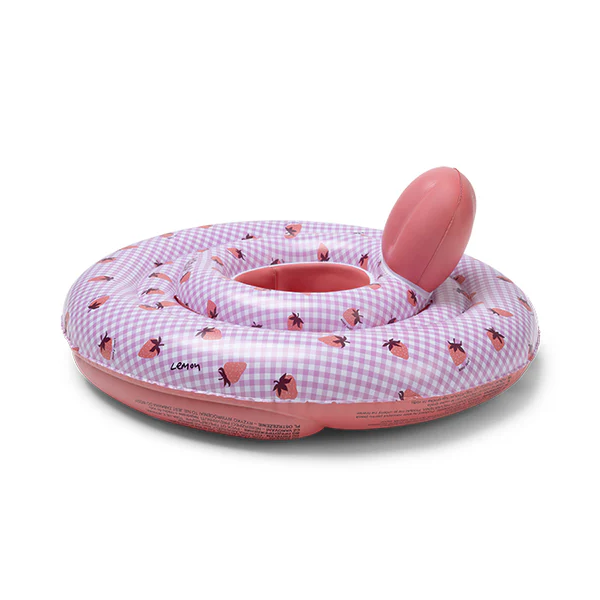Swim Essentials Strawberry Fields Bebek Sırt Destekli Yüzme Simidi 0-1 Yaş