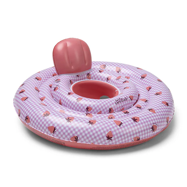 Swim Essentials Strawberry Fields Bebek Sırt Destekli Yüzme Simidi 0-1 Yaş