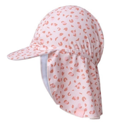 Swim Essentials Yazlık Kız Çocuk Şapka - Pembe Leopar Pembe