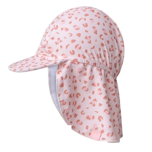 Swim Essentials Yazlık Kız Çocuk Şapka - Pembe Leopar Pembe