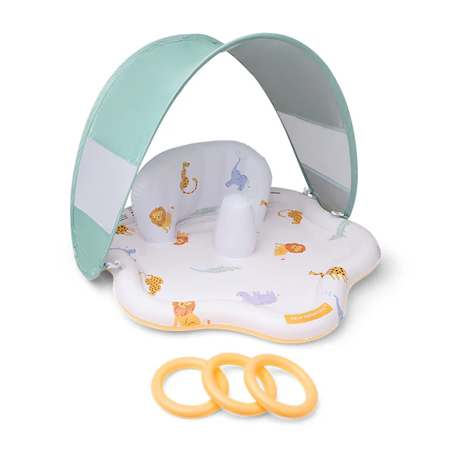 Swim Essentials Wild Life Sırt Destekli ve Gölgelikli Bebek Oyun Matı 76 cm