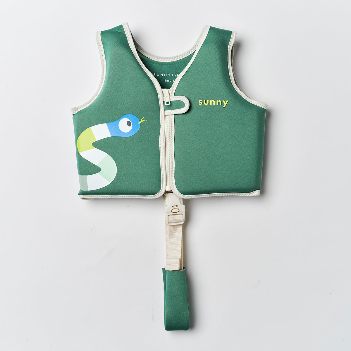 Sunnylife Erkek Çocuk Yüzme Yeleği - Jungle Green Yeşil