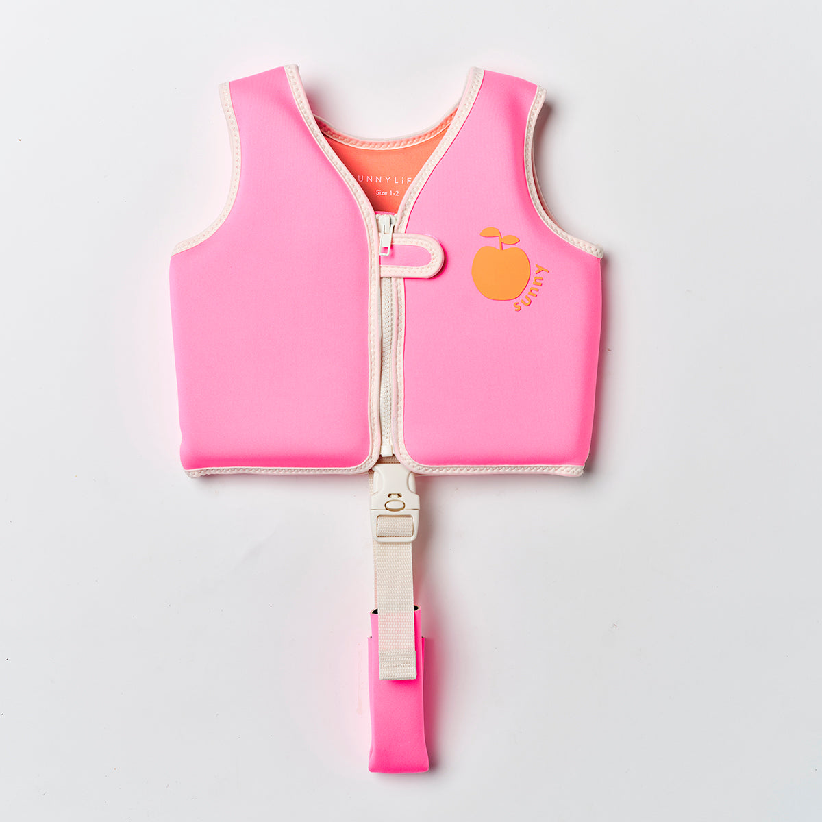 Sunnylife Kız Çocuk Yüzme Yeleği Poppy Şeftali - Neon Pink Pembe