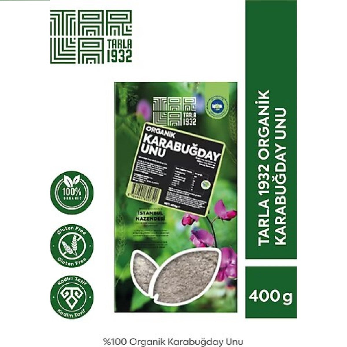 Tarla 1932 Organik Karabuğday Unu 400 gr - Katkısız & Doğal