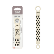 Bibs Studio Loop Emzik Askısı Polka- Ivory Black