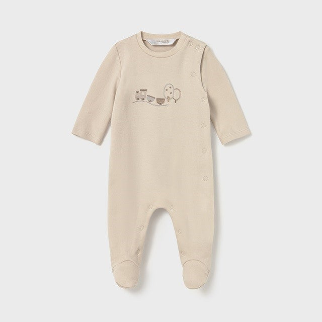 Mayoral Kışlık Erkek Bebek Tulum İkili Set Bej