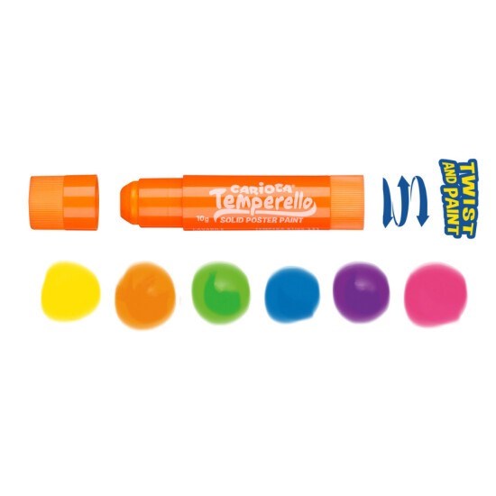 Carioca Temperello Poster Boya Kalemi 6'lı STD