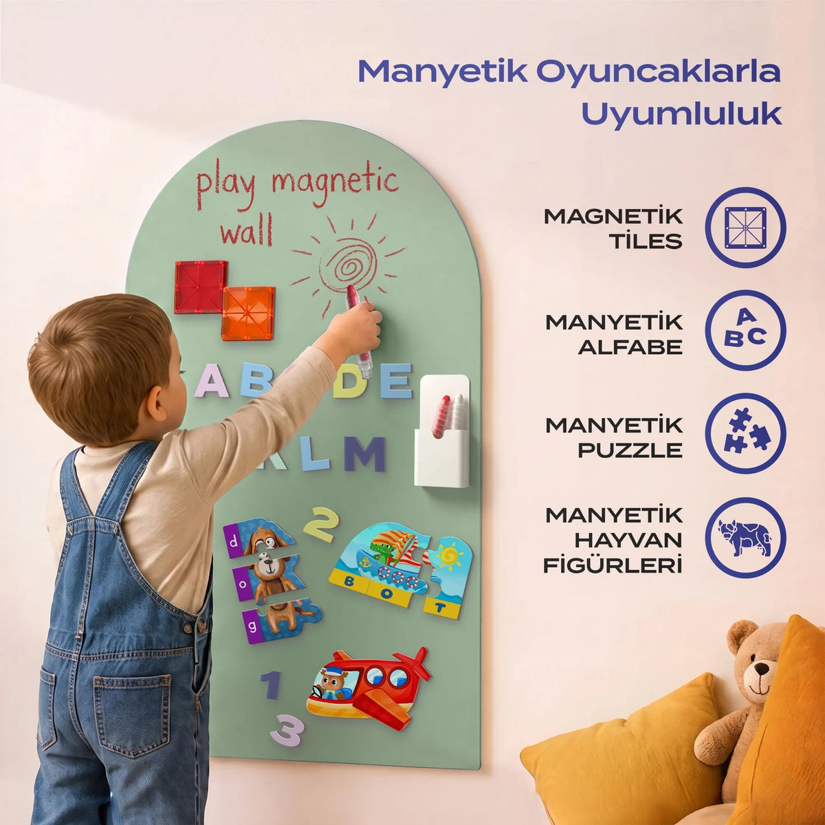 Zigo Toys Manyetik Duvar Panosu - Adaçayı