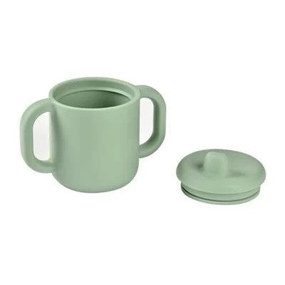 Beaba 2 Kulplu Silikon Öğrenme Suluğu Sage Green - Suluk - Görsel 2