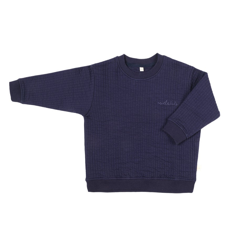 Miela Kids Kapitone Sweatshirt Lacivert