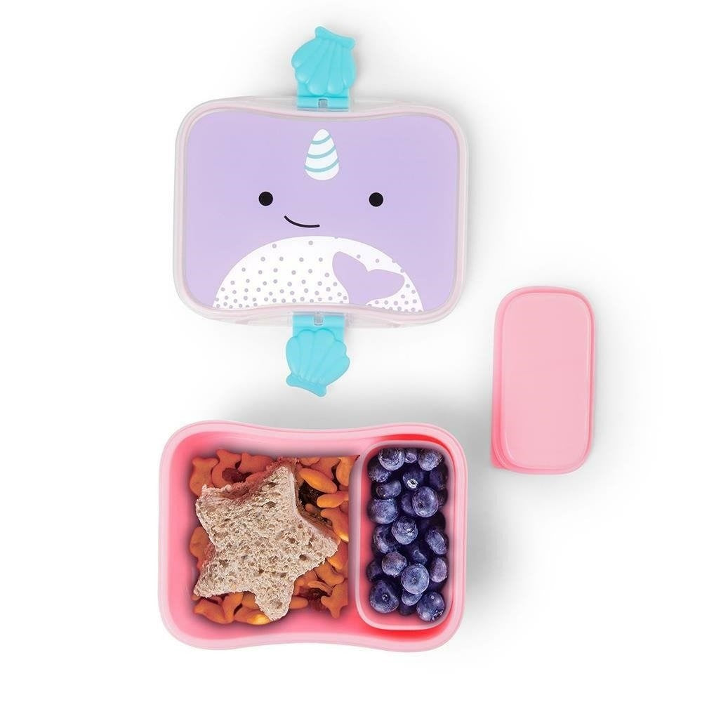 Skip Hop Zoo 2 li Yemek Kutusu Narwhal Lila