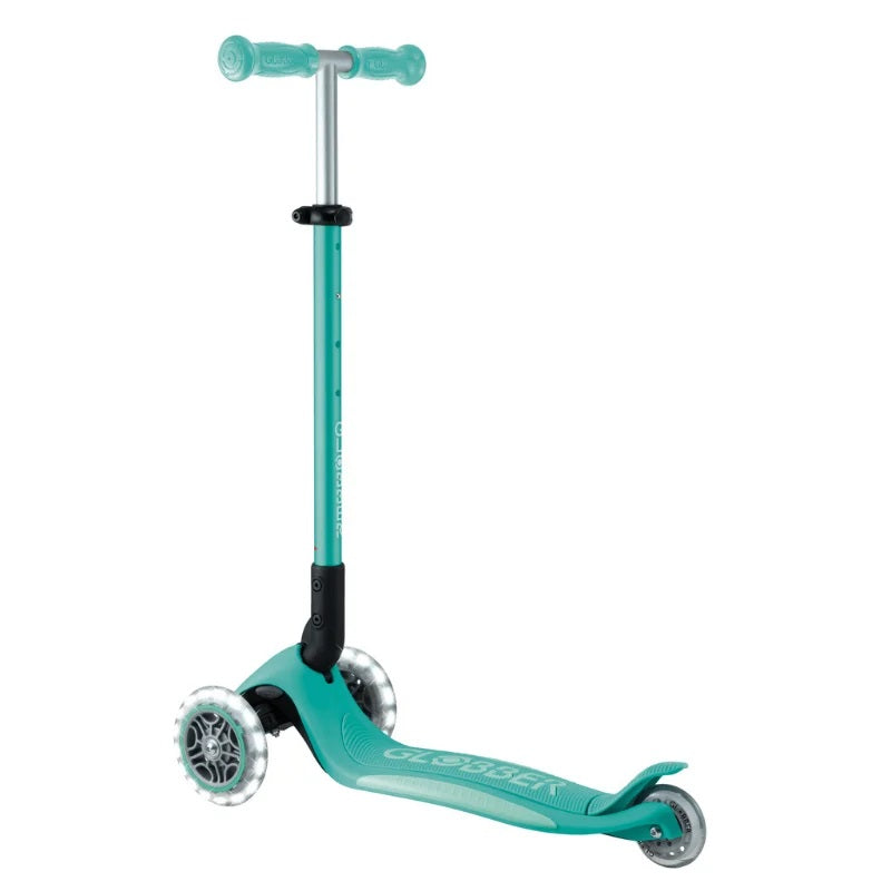 Globber Elite Deluxe Işıklı Scooter- Koyu Mint
