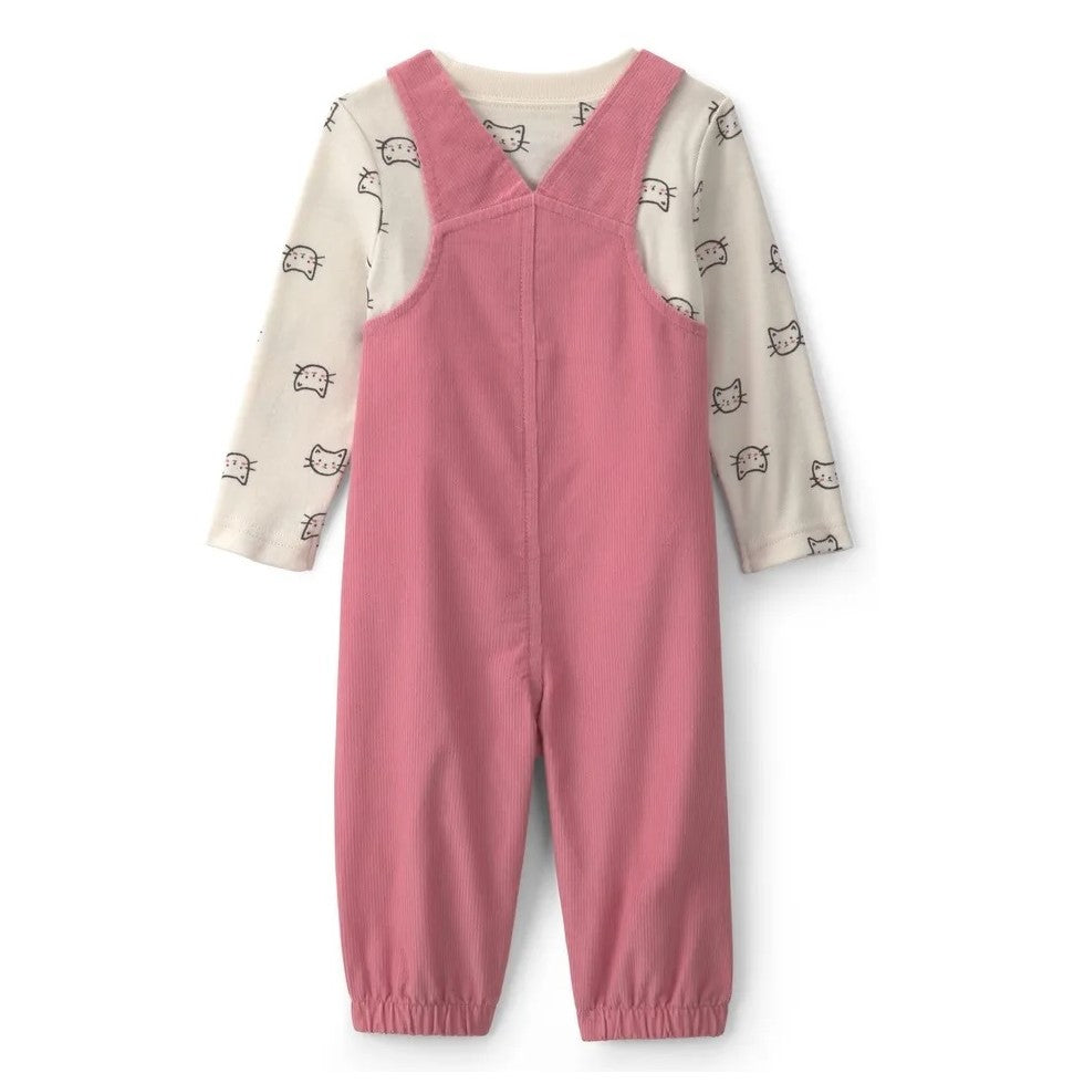 Carter's Kız Bebek Salopet 2'li Set Pembe