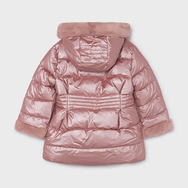 Mayoral Kışlık Kız Kapşonlu Anorak Mont Pembe