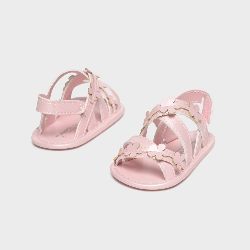 Mayoral Yazlık Kız Bebek Sandalet Patik Pembe