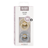 Bibs Colour İkili Kauçuk Emzik - Cloud 6+ Ay Gri